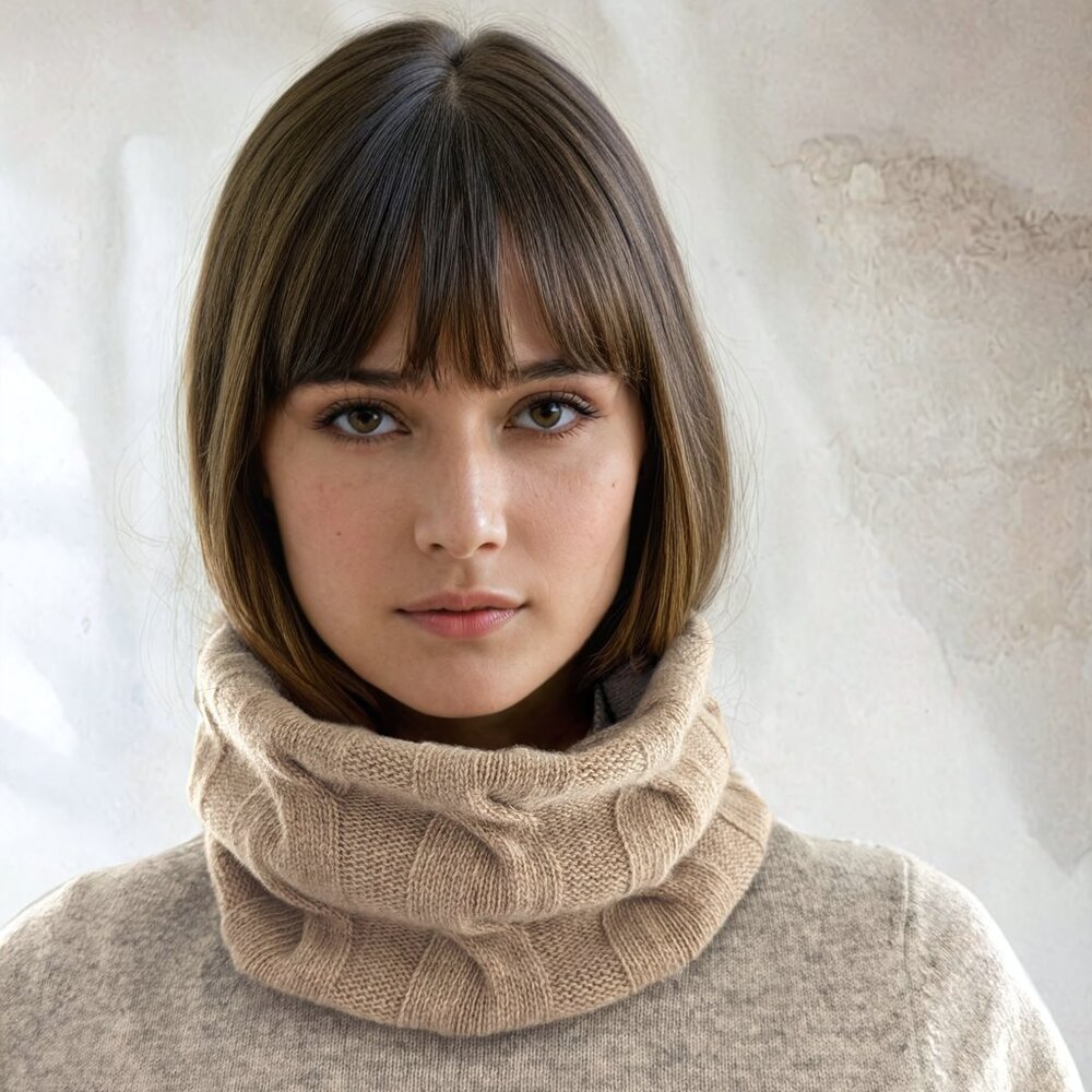 Merino Wool and Cashmere Neck Warmer